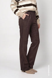 Hose in Velours-Optik