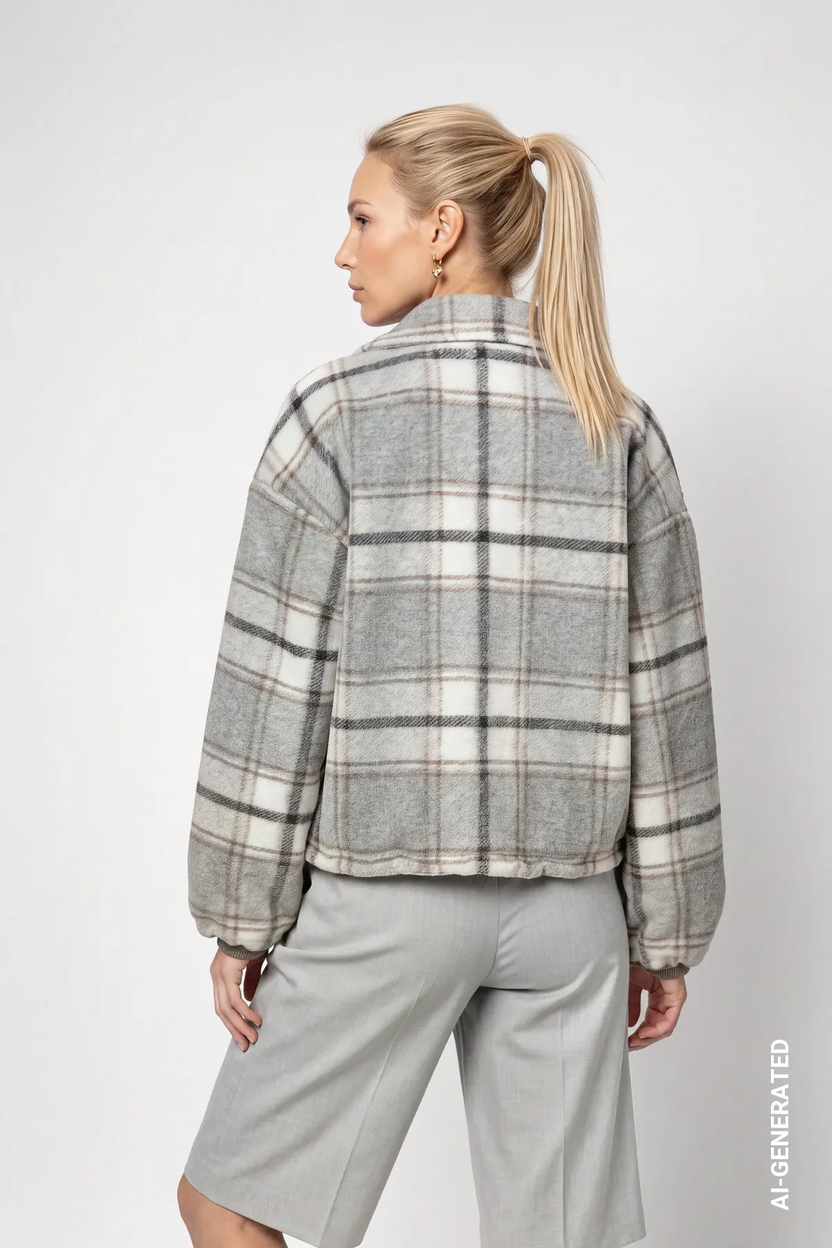 Übergangsjacke kariert