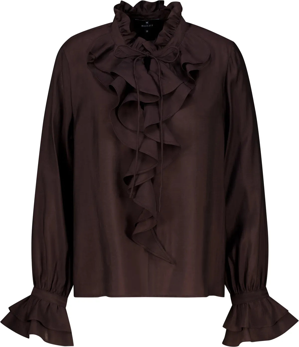 Bluse mit Volants