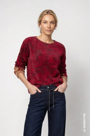 Strickpullover mit Paisley-Muster