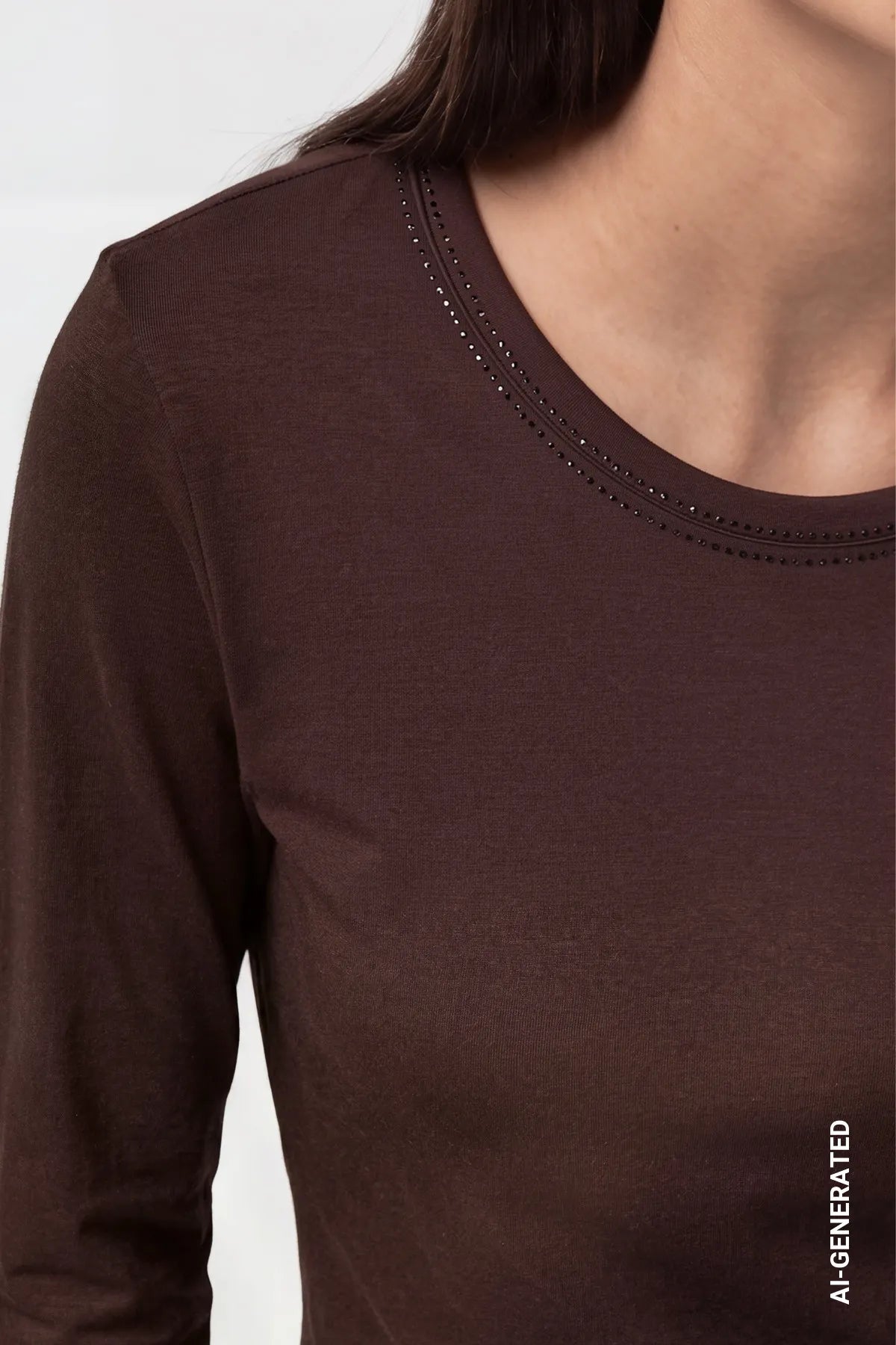 Langarmshirt aus Baumwolle