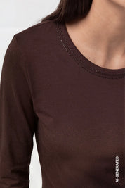 Langarmshirt aus Baumwolle