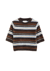Strickpullover mit Kurzarm