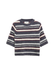 Strickpullover mit Kurzarm