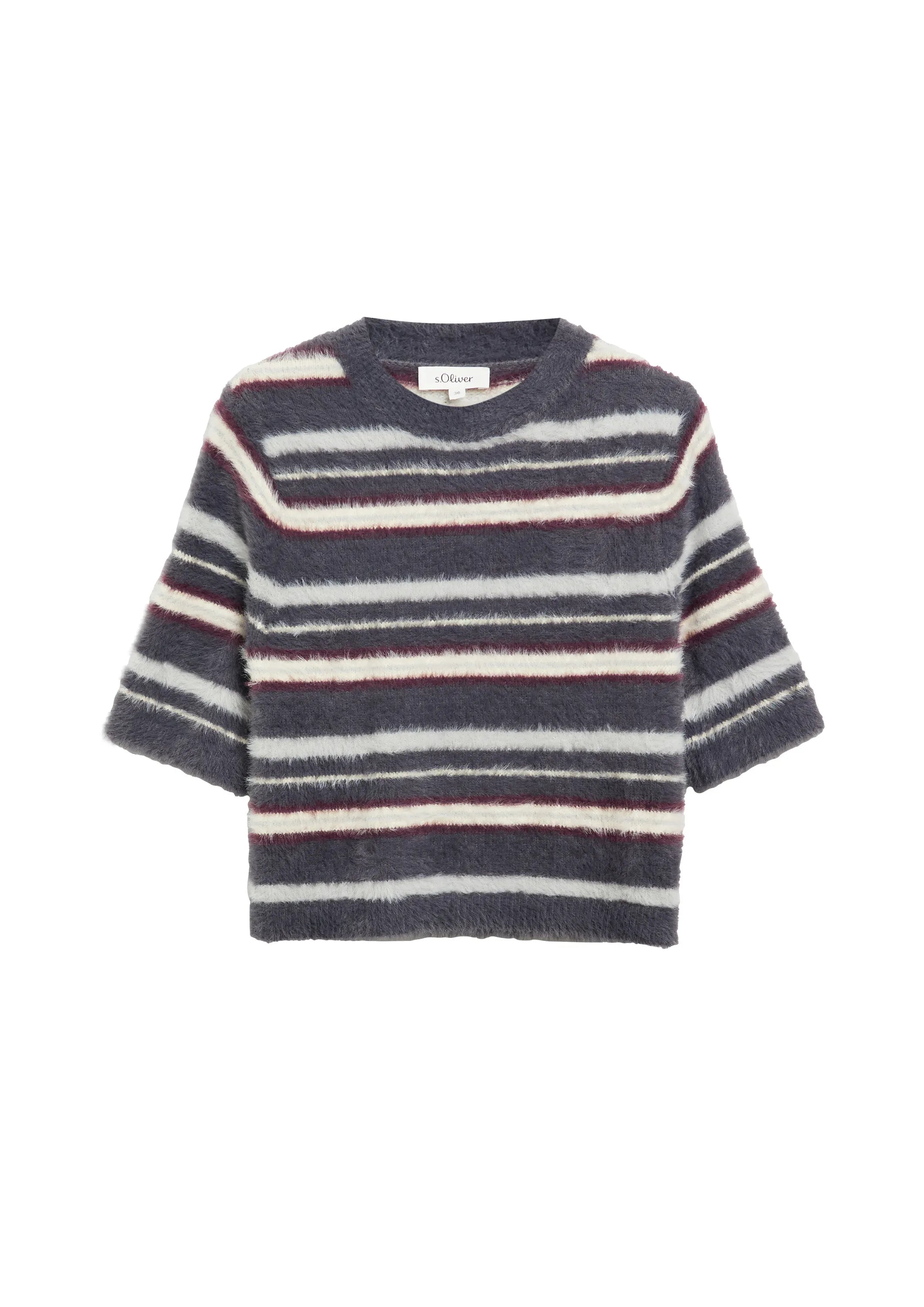 Strickpullover mit Kurzarm