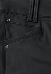 Hose in Leder-Optik Slim Fit