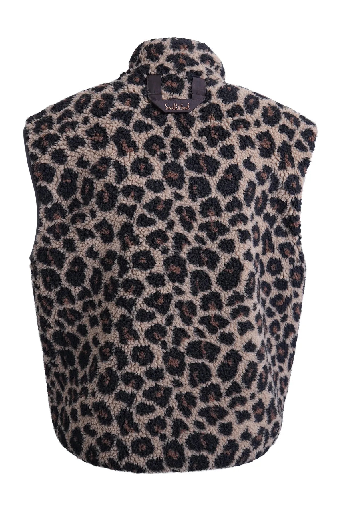 Teddy-Weste reversible