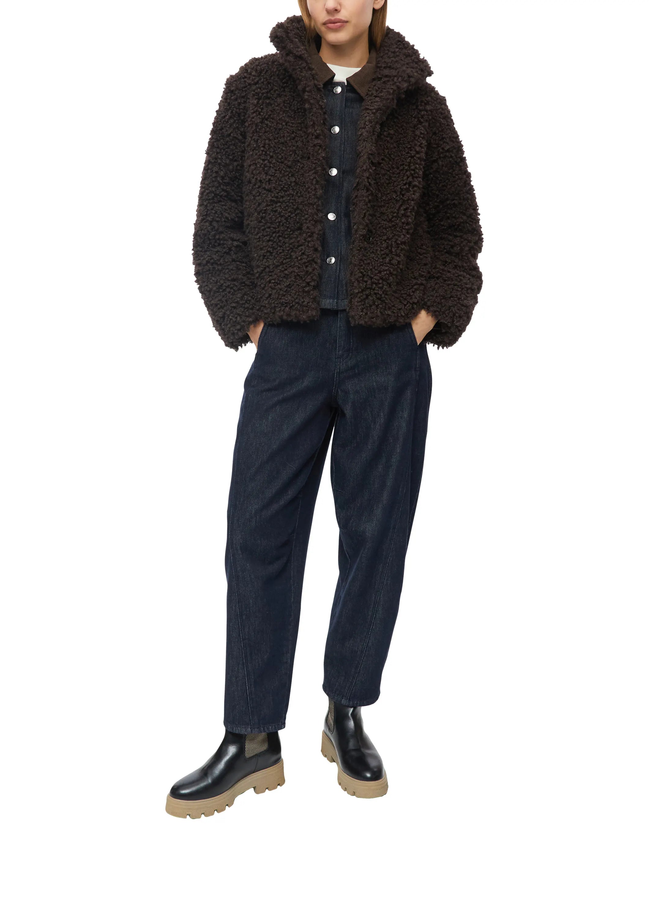 Teddy-Jacke Relaxed Fit