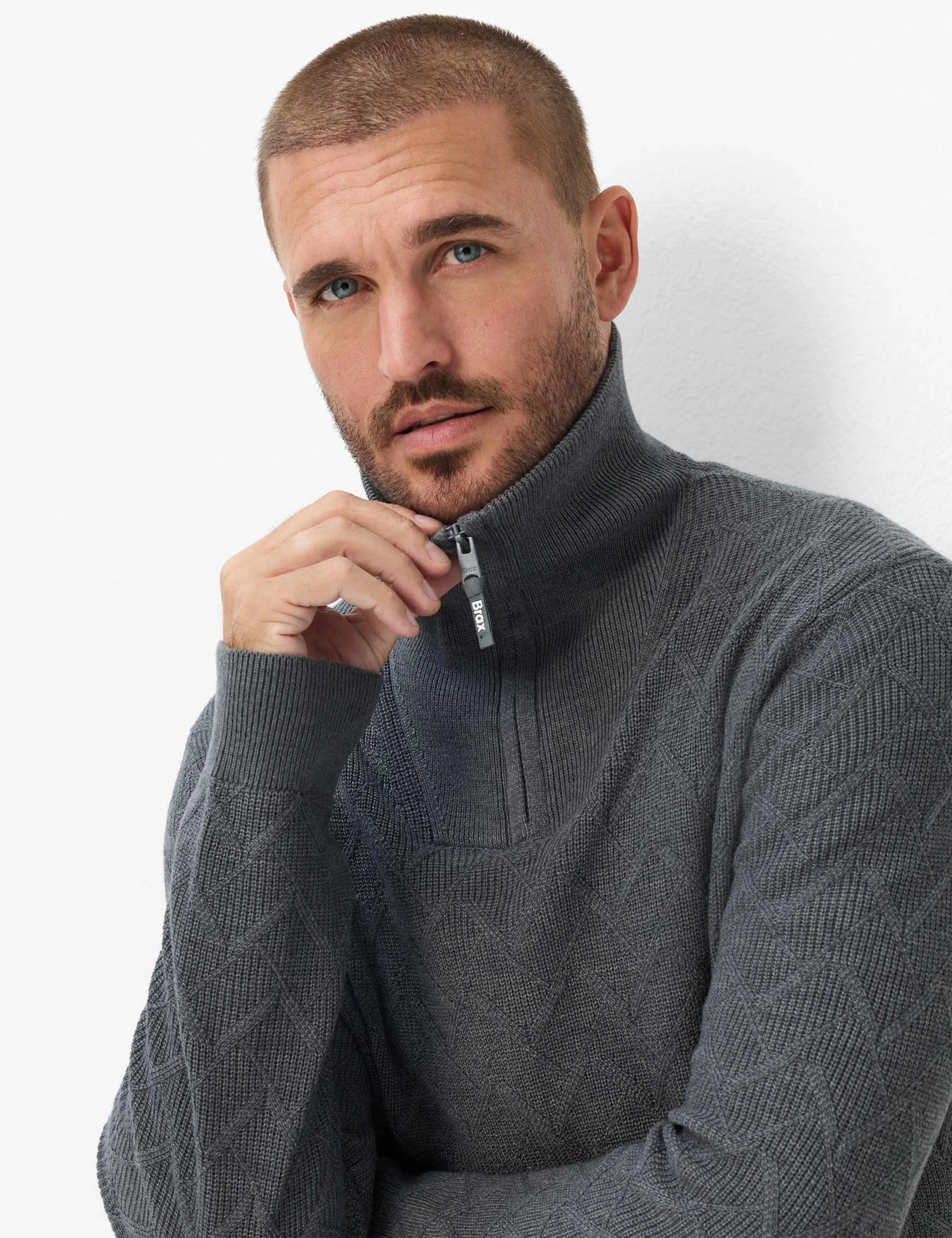 Strickpullover SÖREN aus Baumwollmix