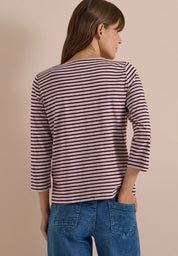 Langarmshirt gestreift