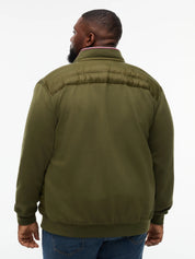 Hybrid-Steppjacke mit Stehkragen