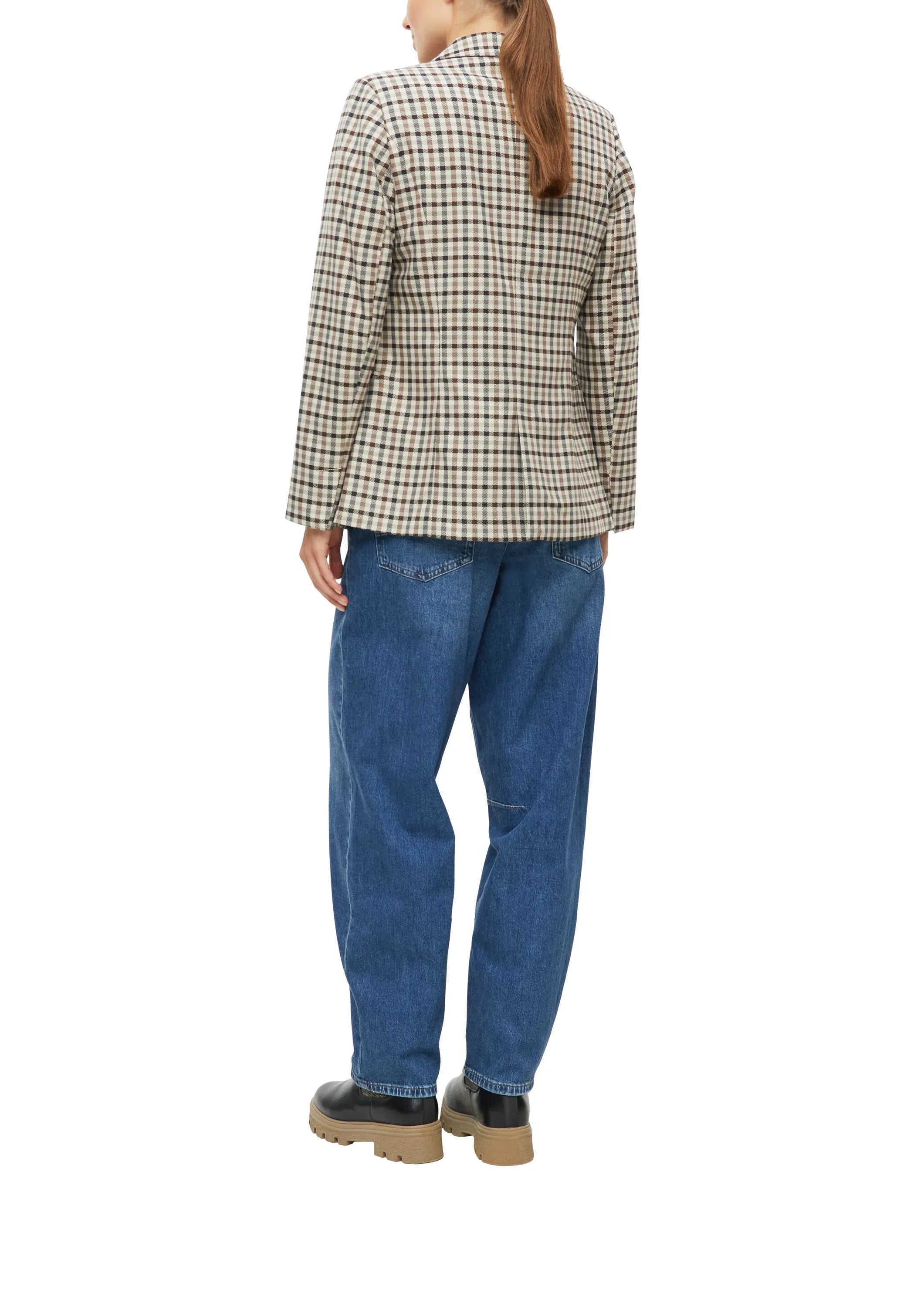 Karierter Blazer