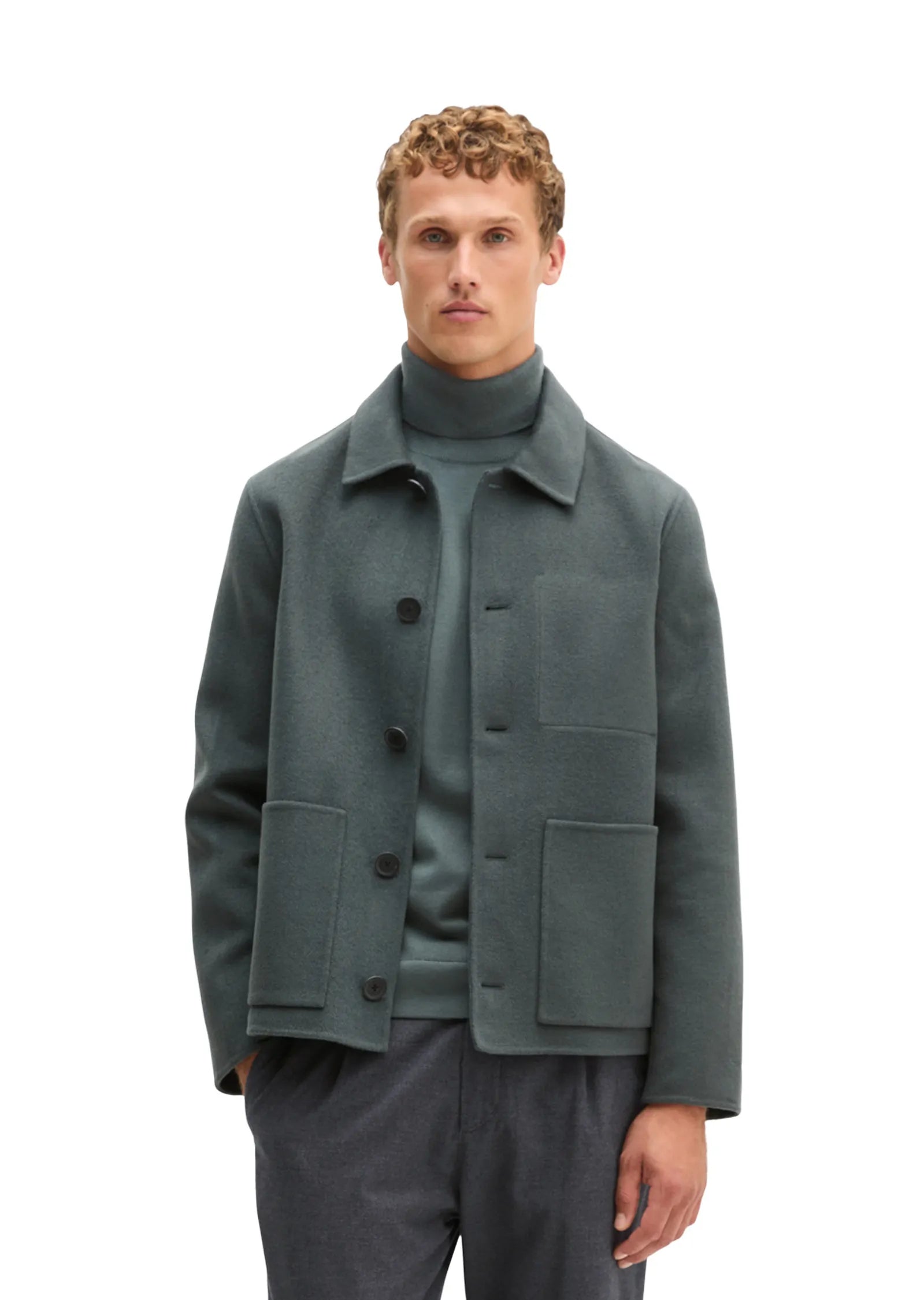 Übergangsjacke aus Wolle
