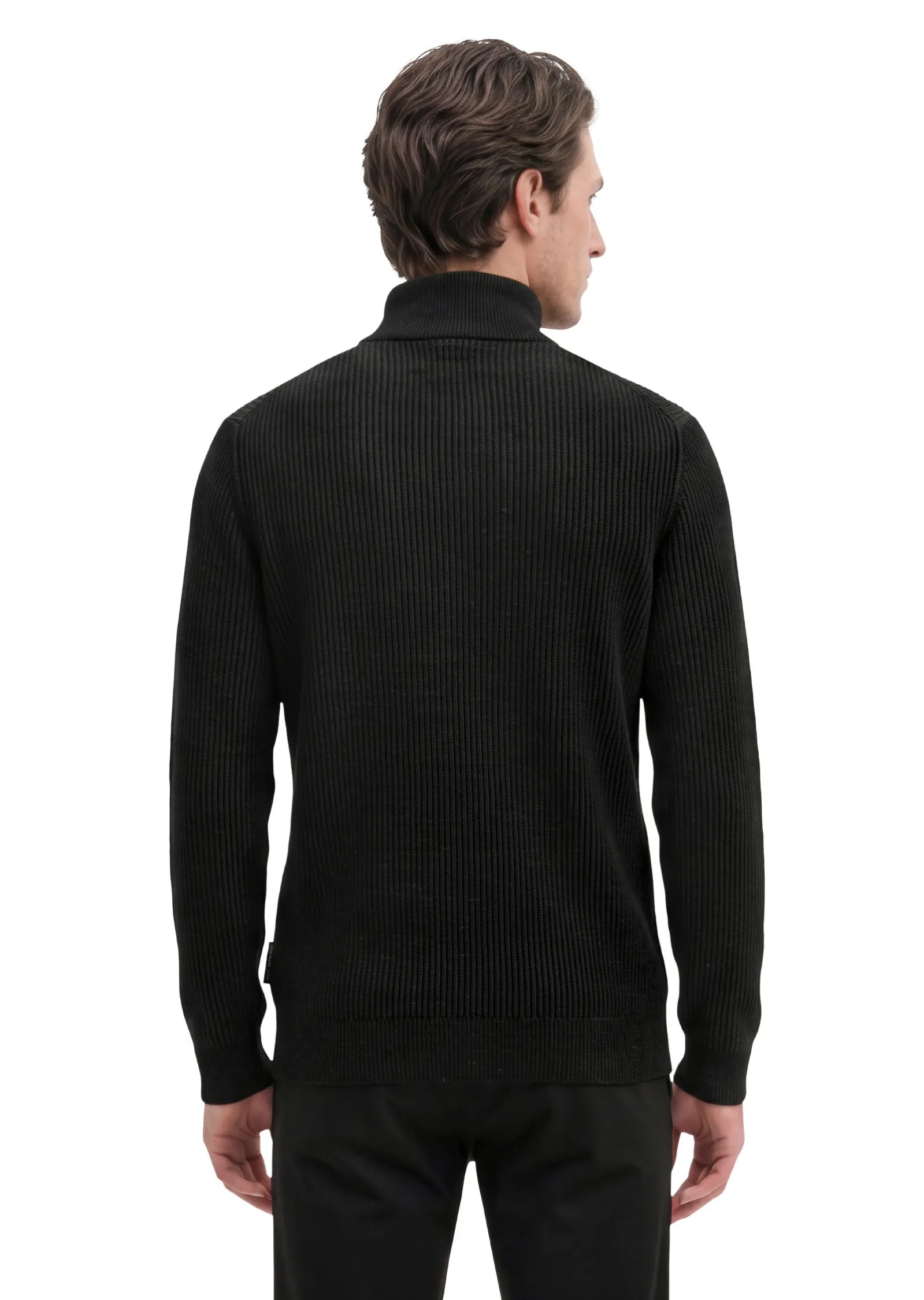 Strickpullover mit Troyer-Kragen Regular Fit