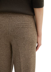 Tweed-Jerseyhose Relaxed Fit