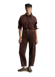 Cordbluse Relaxed-Fit