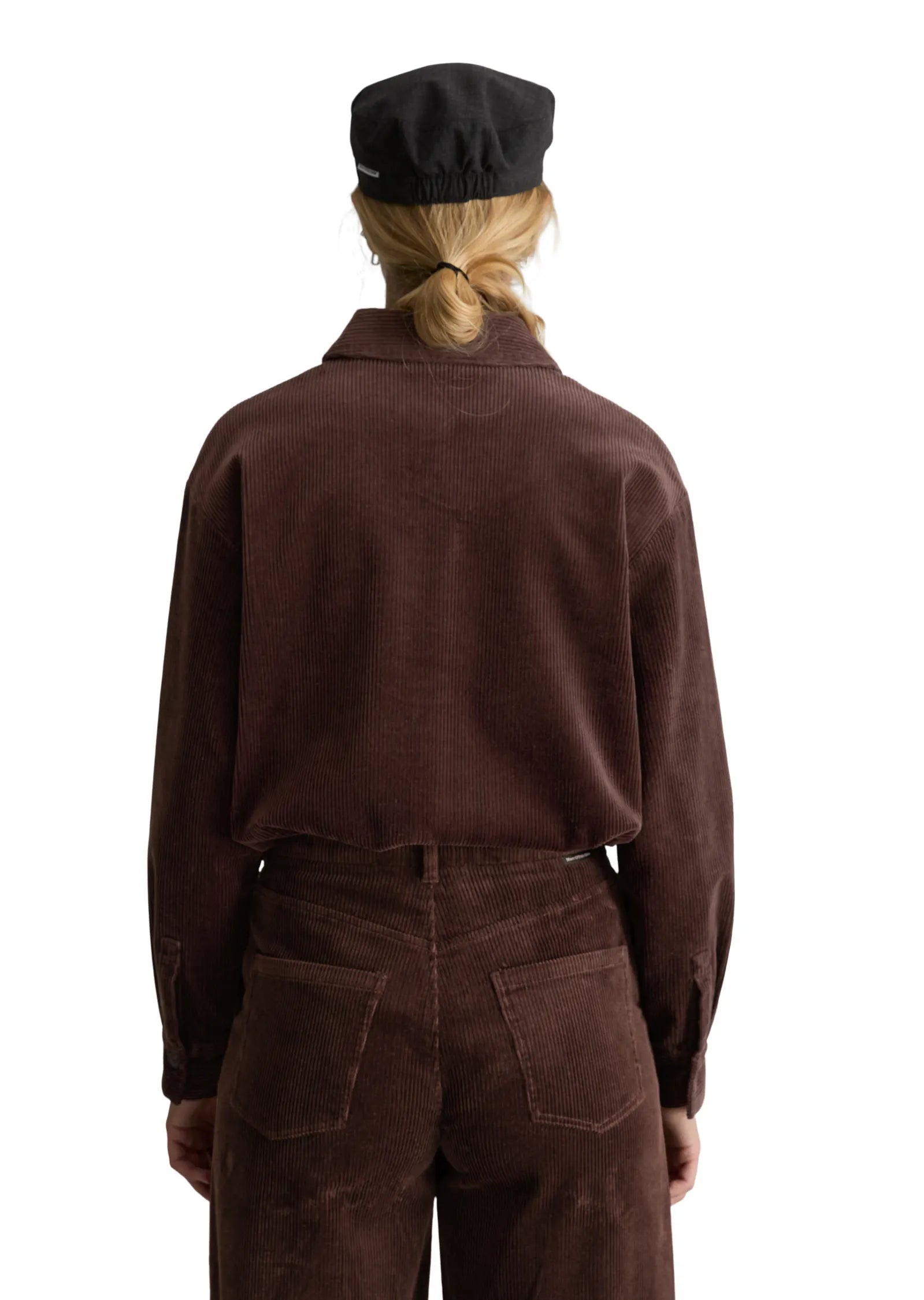 Cordbluse Relaxed-Fit
