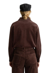 Cordbluse Relaxed-Fit
