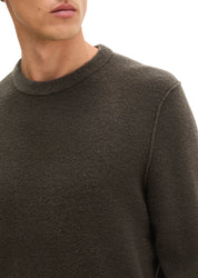 Bouclé-Strickullover Regular Fit