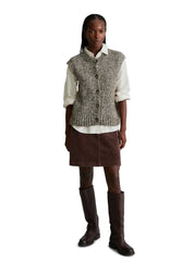 Ärmelloser Cardigan relaxed