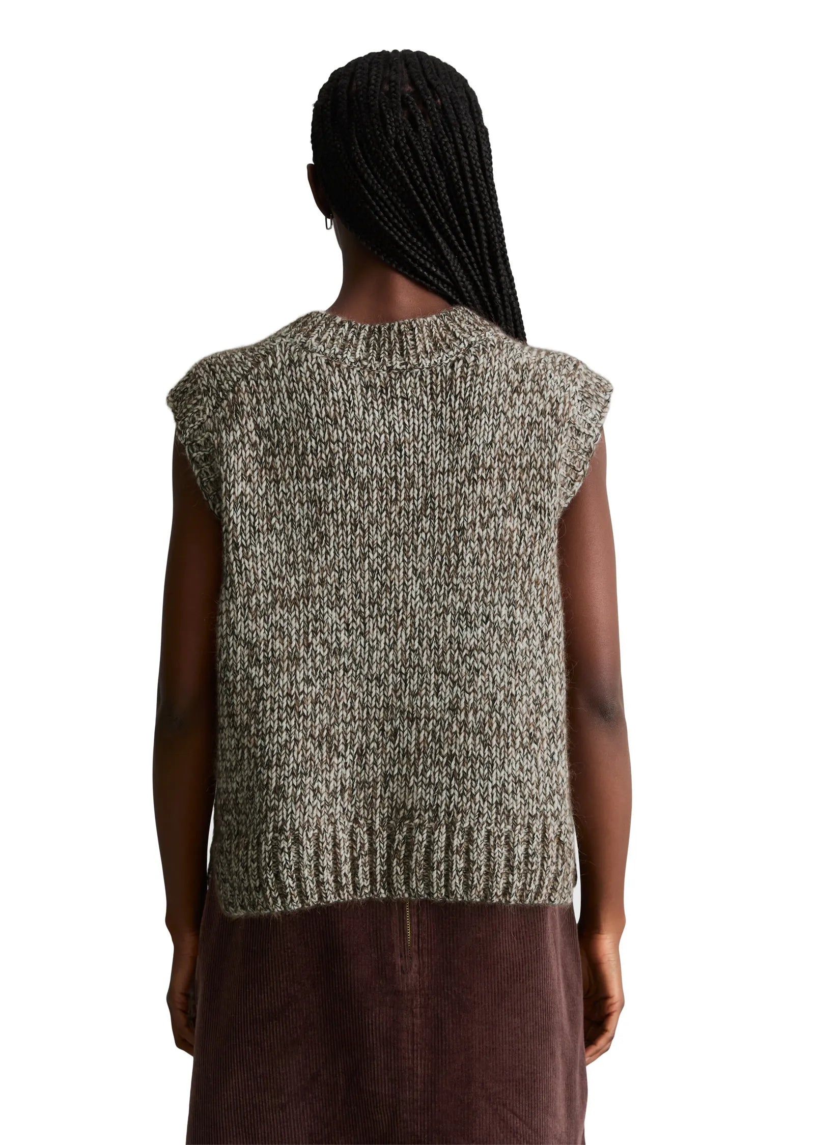 Ärmelloser Cardigan relaxed