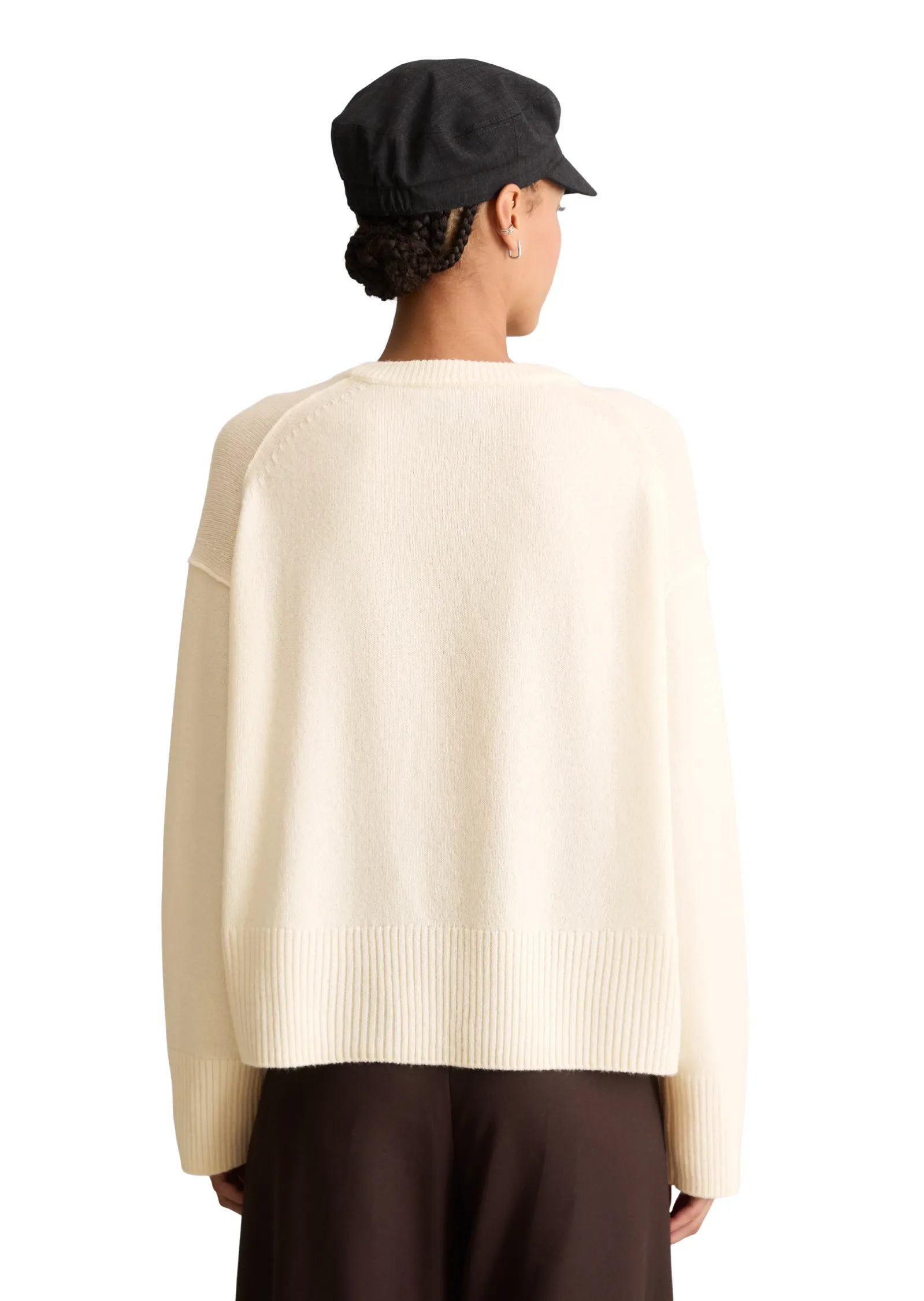 Merino-Strickpullover Oversize Fit
