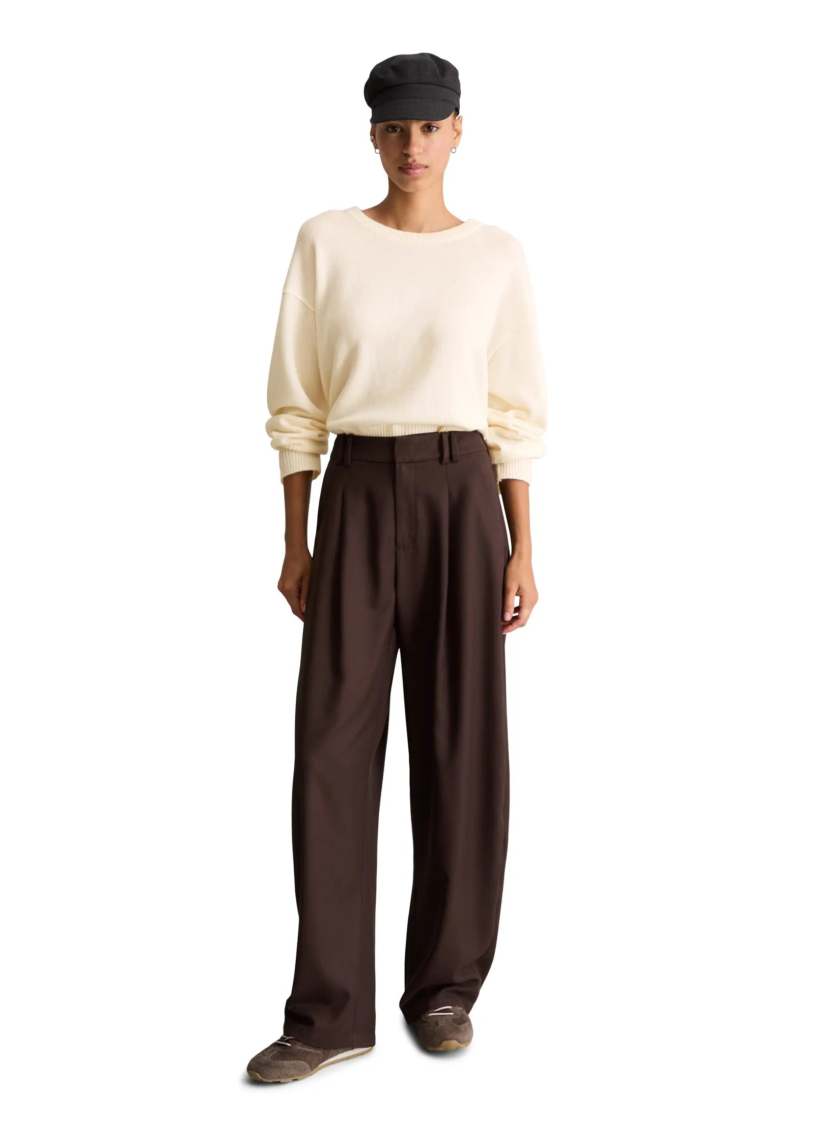 Merino-Strickpullover Oversize Fit