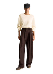 Merino-Strickpullover Oversize Fit