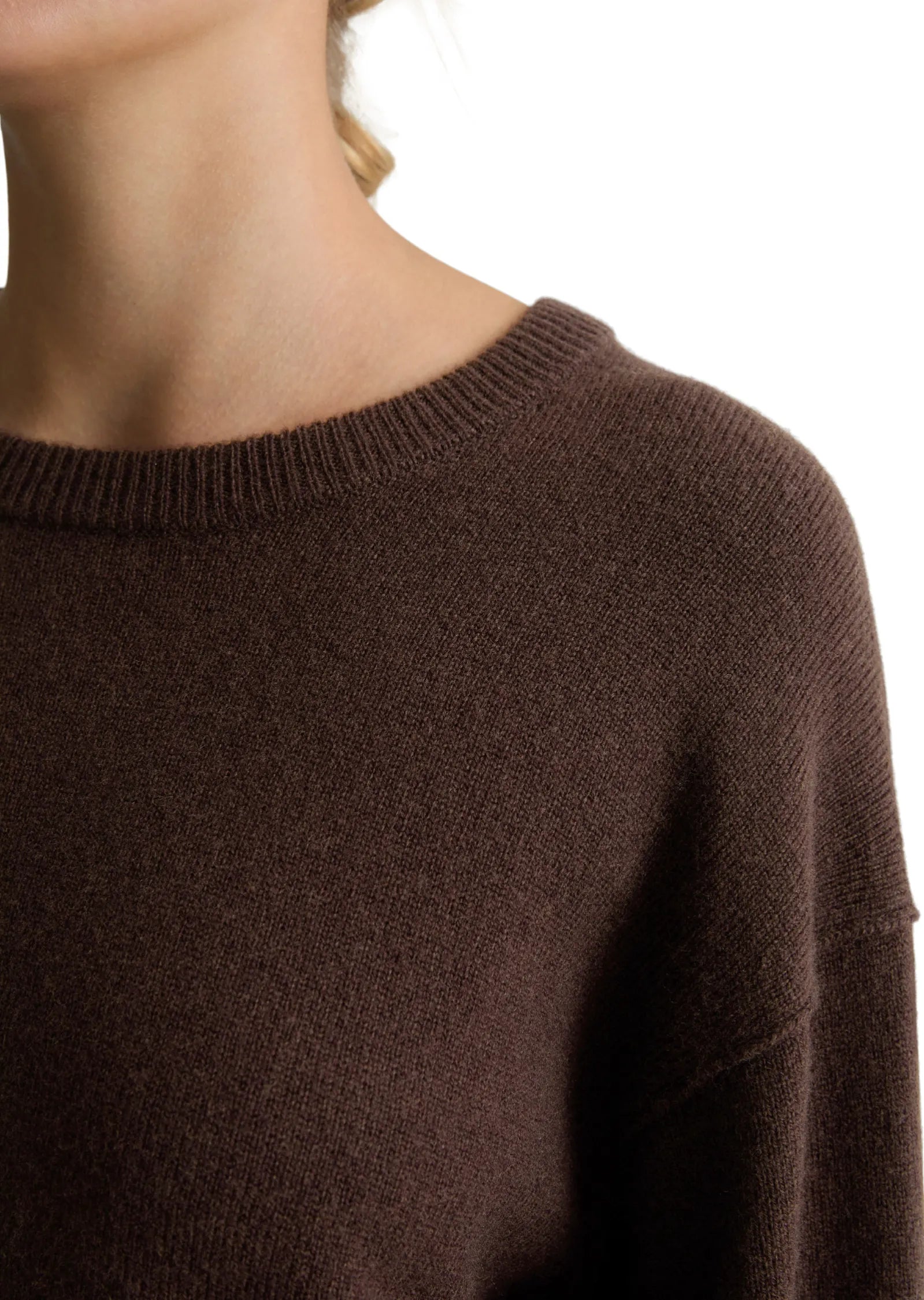 Merino-Strickpullover Oversize Fit