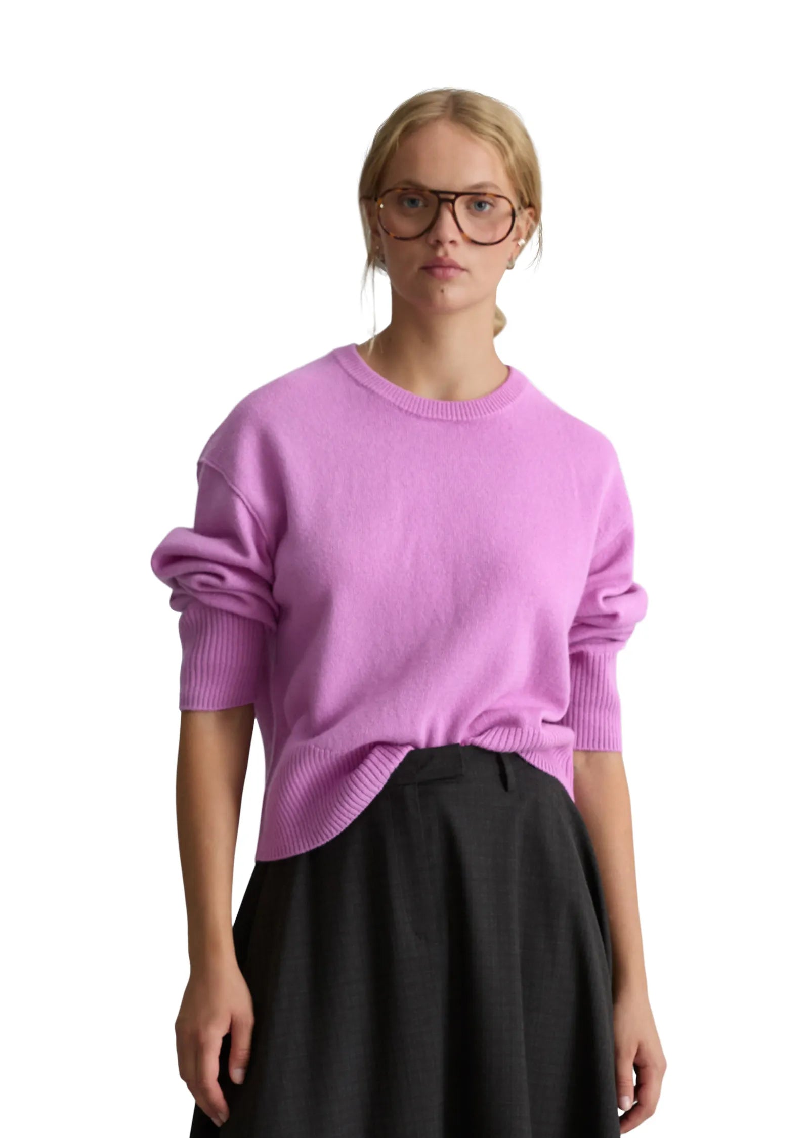 Merino-Strickpullover Oversize Fit