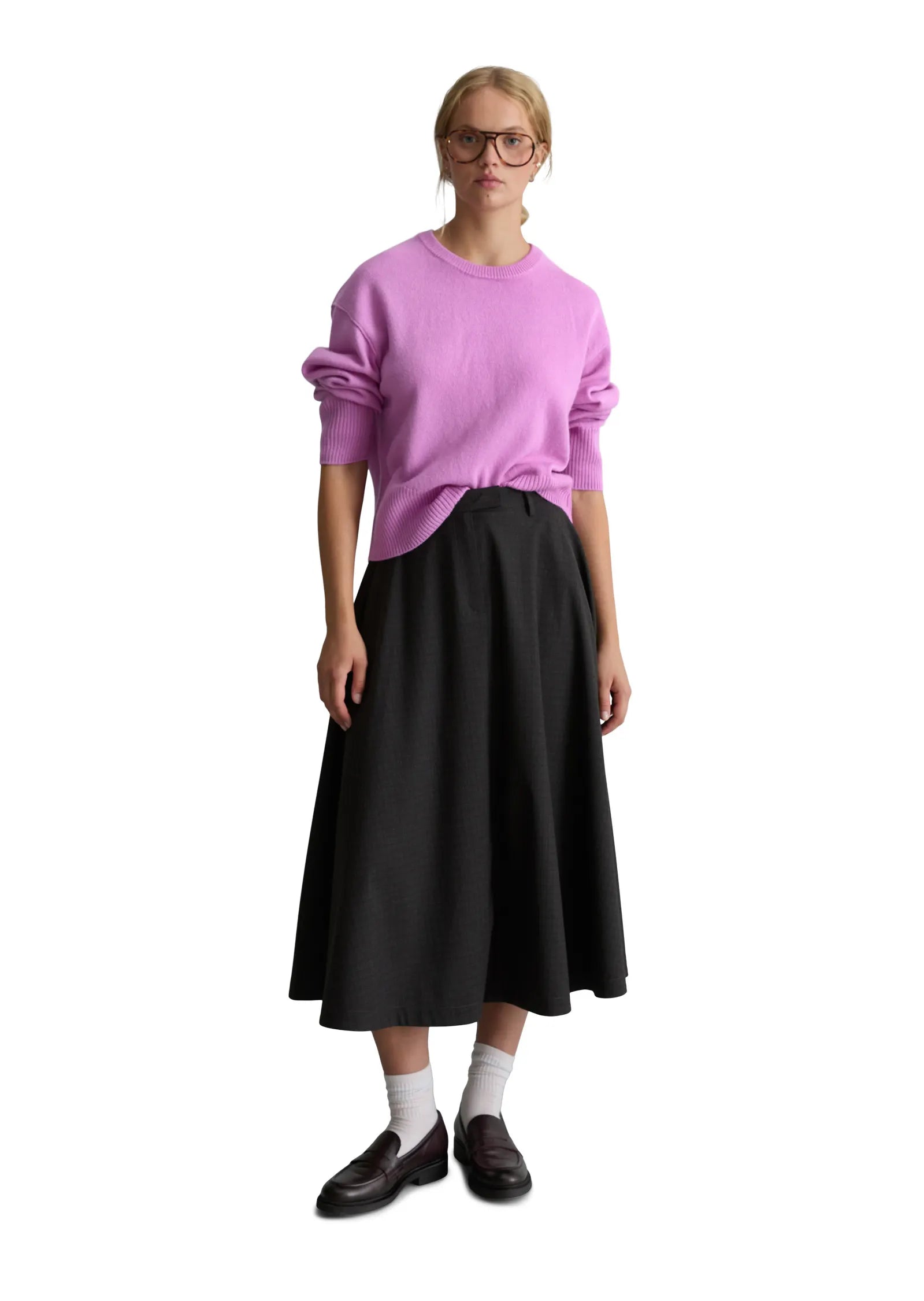 Merino-Strickpullover Oversize Fit