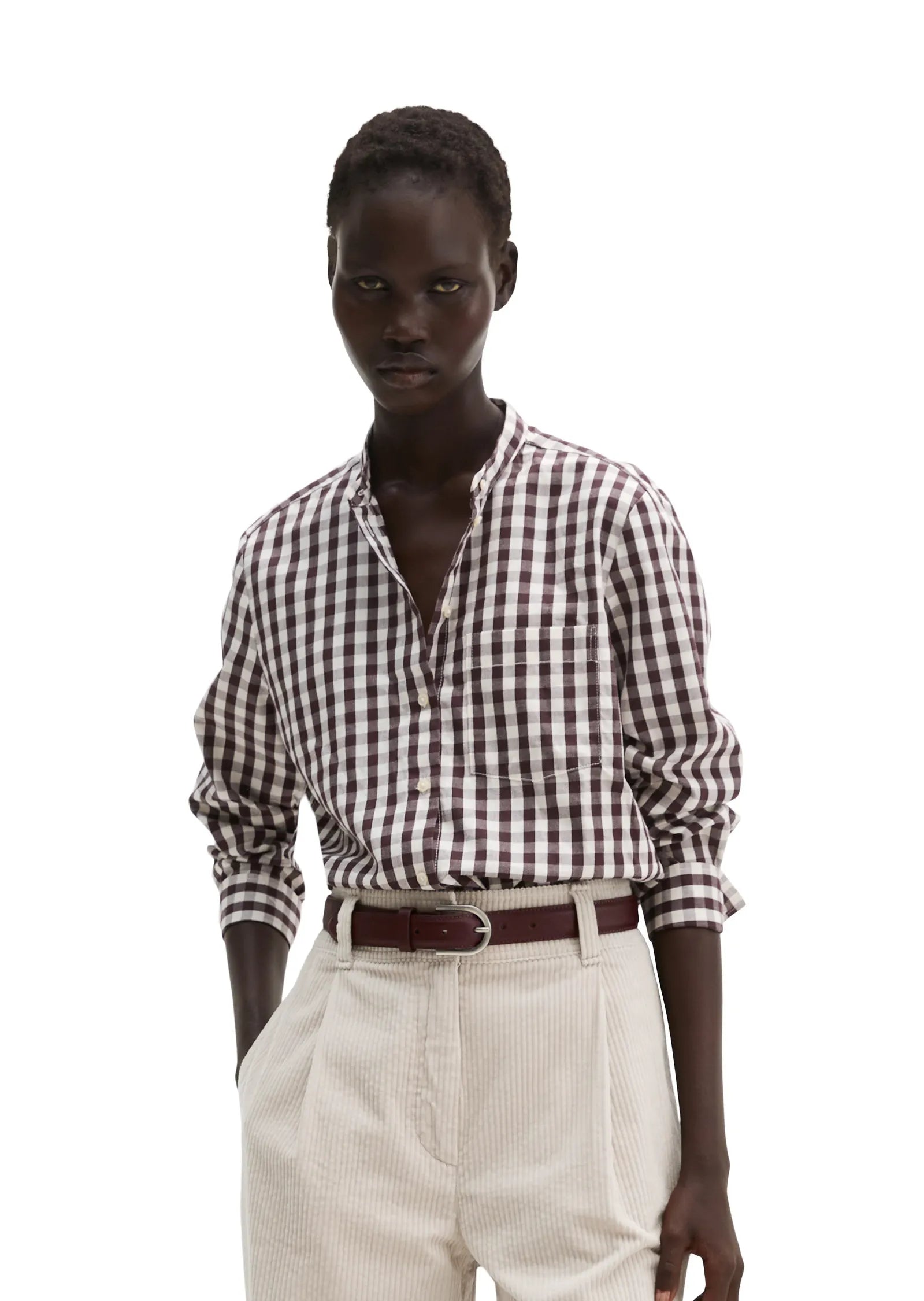 Bluse kariert im Regular-Fit