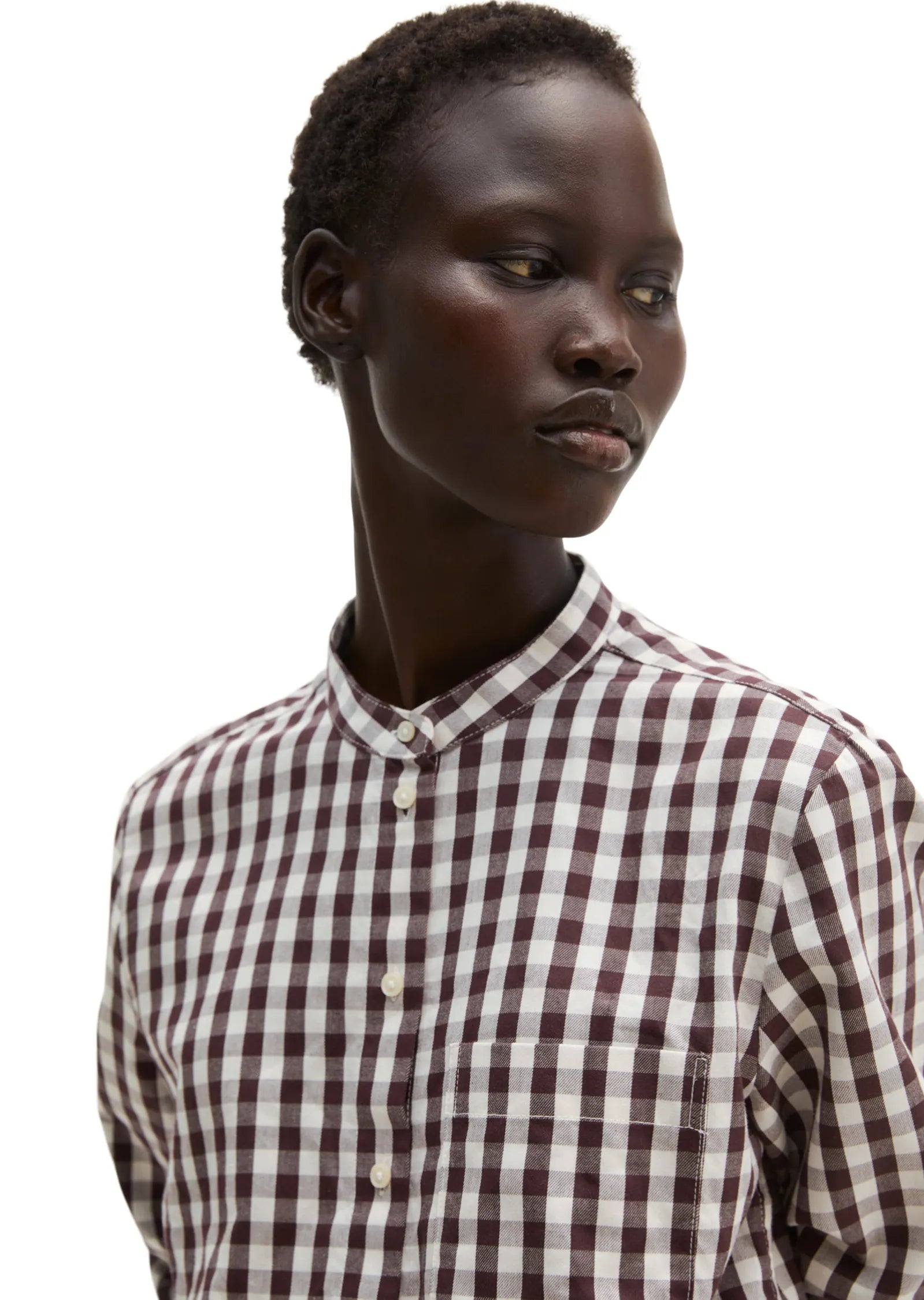 Bluse kariert im Regular-Fit