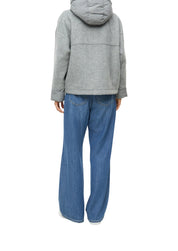 Übergangsjacke mit Steppkapuze