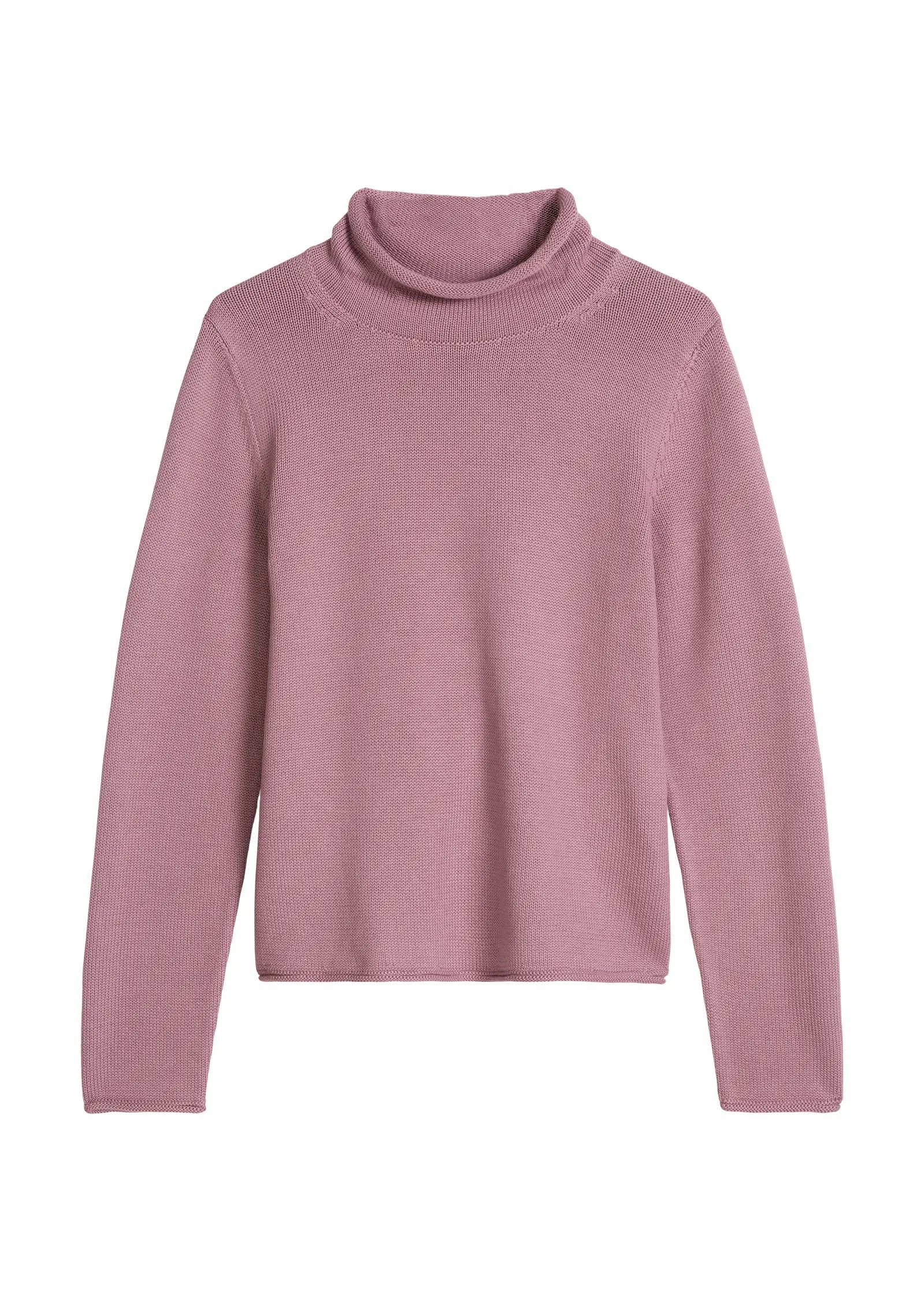 Strickpullover mit hohem Kragen