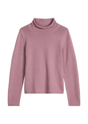 Strickpullover mit hohem Kragen