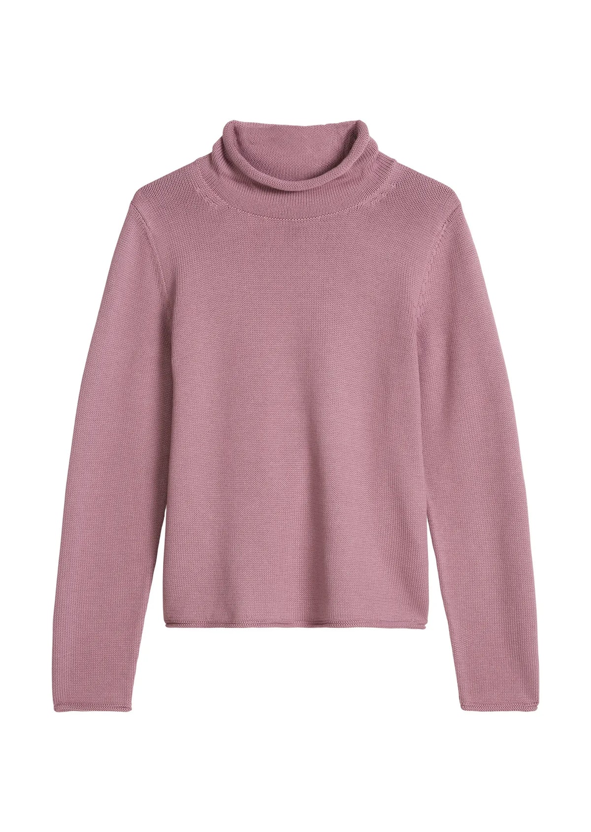 Strickpullover mit hohem Kragen