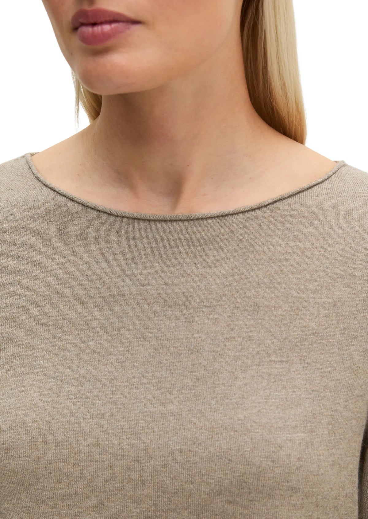 Strickpullover aus Schurwollmix