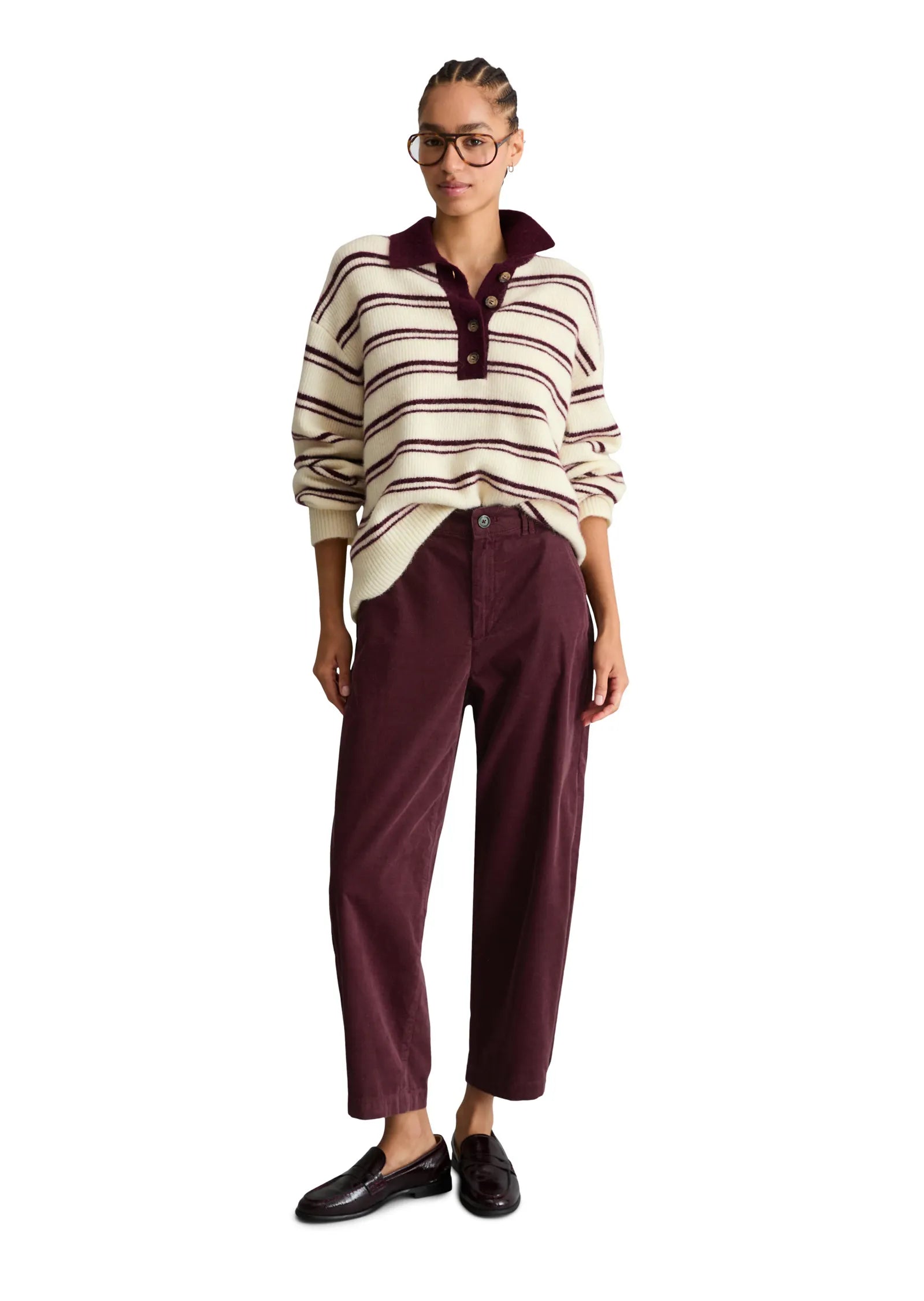 Cordhose Loose Fit
