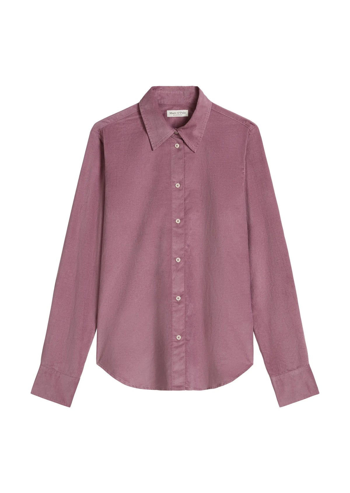 Samtbluse Slim Fit