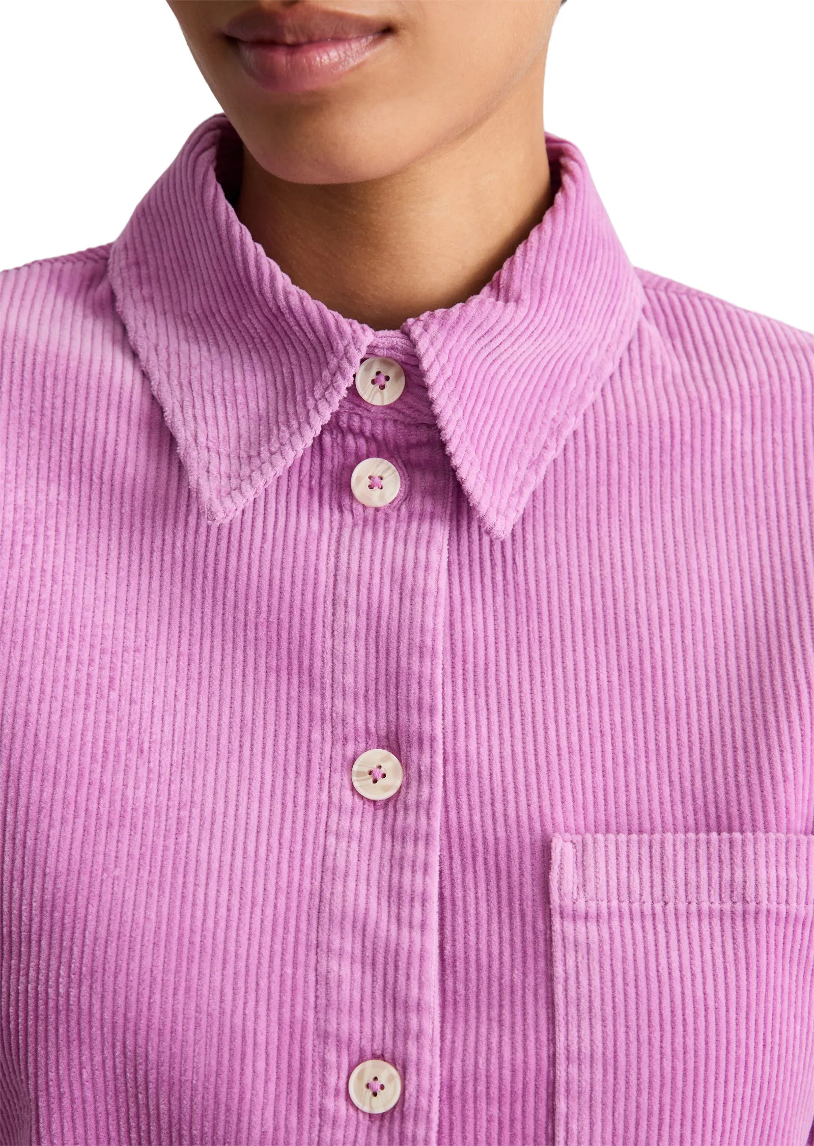 Cordbluse Relaxed-Fit