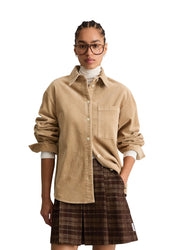 Cordbluse Relaxed-Fit
