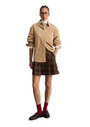 Cordbluse Relaxed-Fit