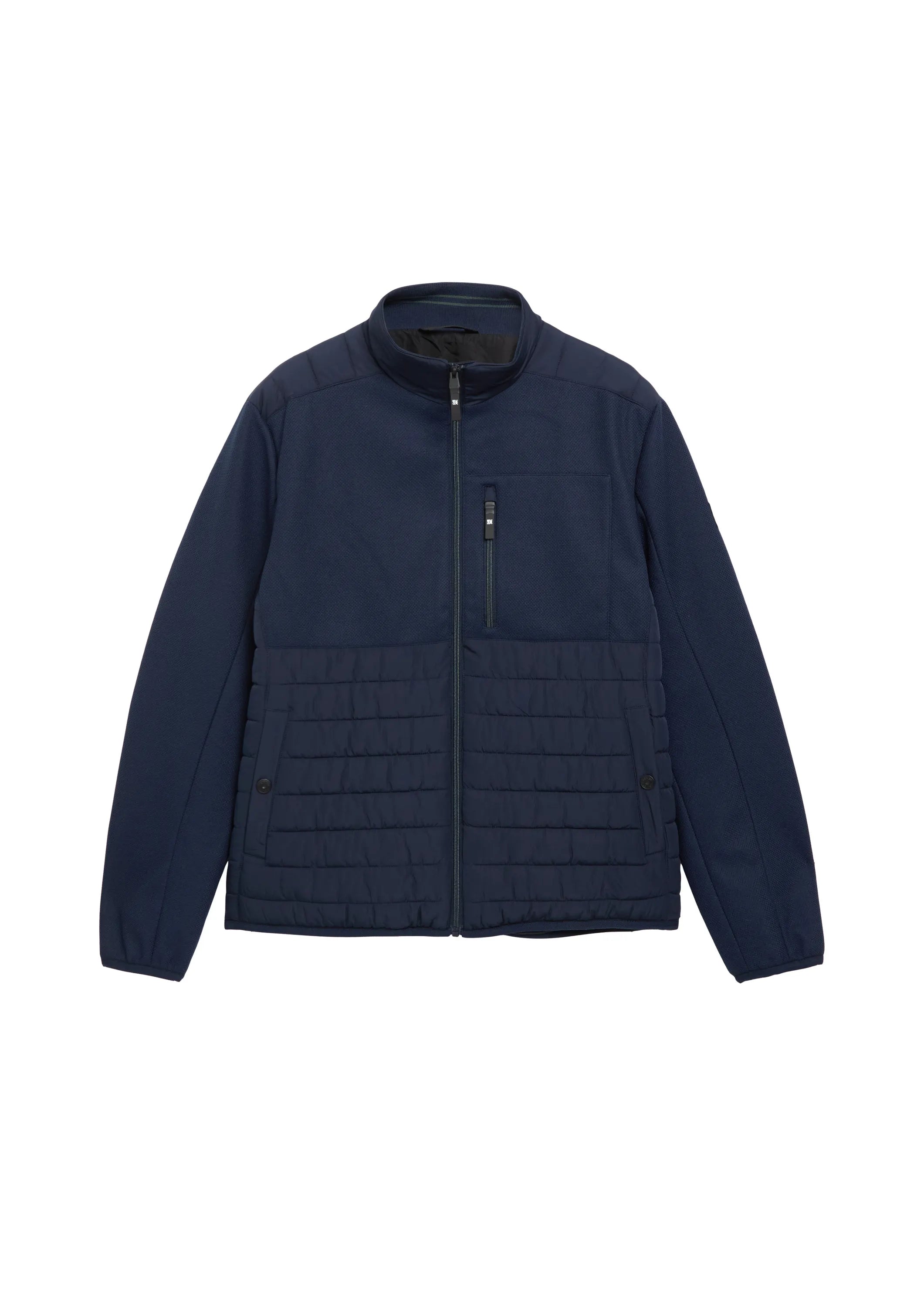 Hybridjacke mit Stehkragen