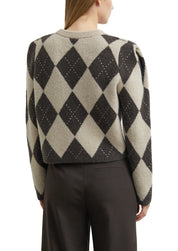 Strickpullover mit Rautenmuster