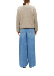 Sweatshirt Jacke mit Teddyvlies