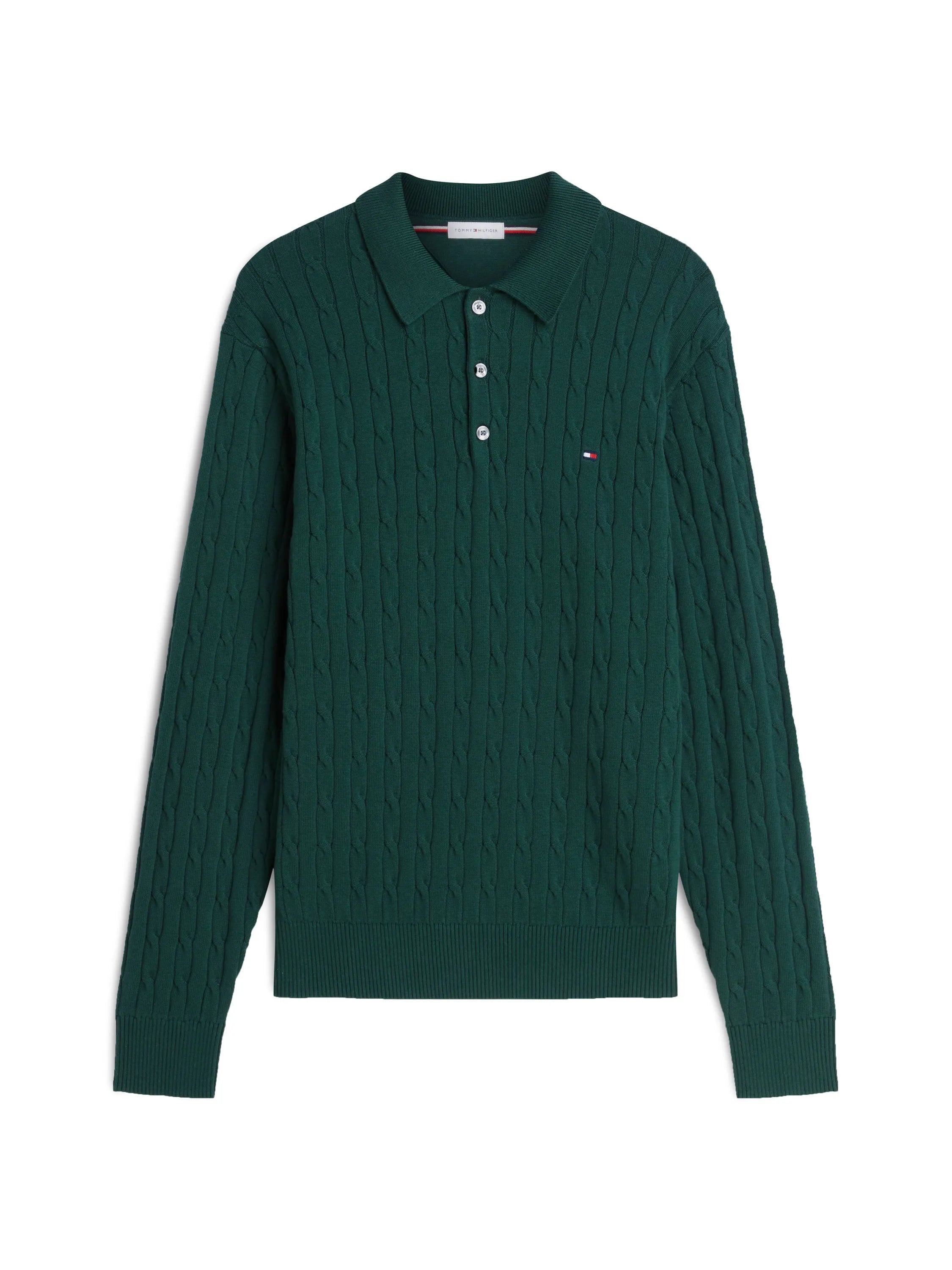 Strickpullover CABLE LS POLO
