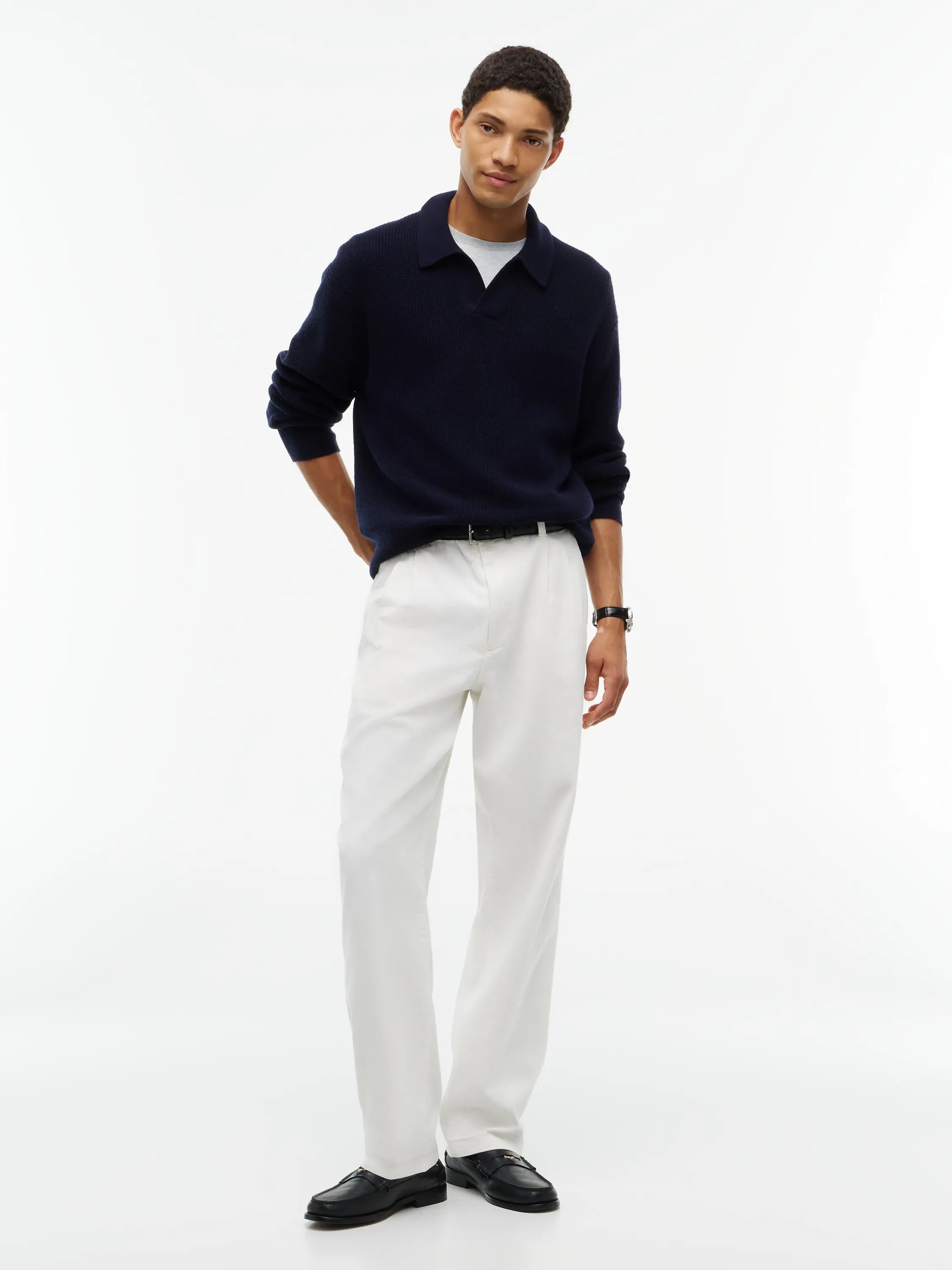 Strickpoloshirt FISHERMAN RIB
