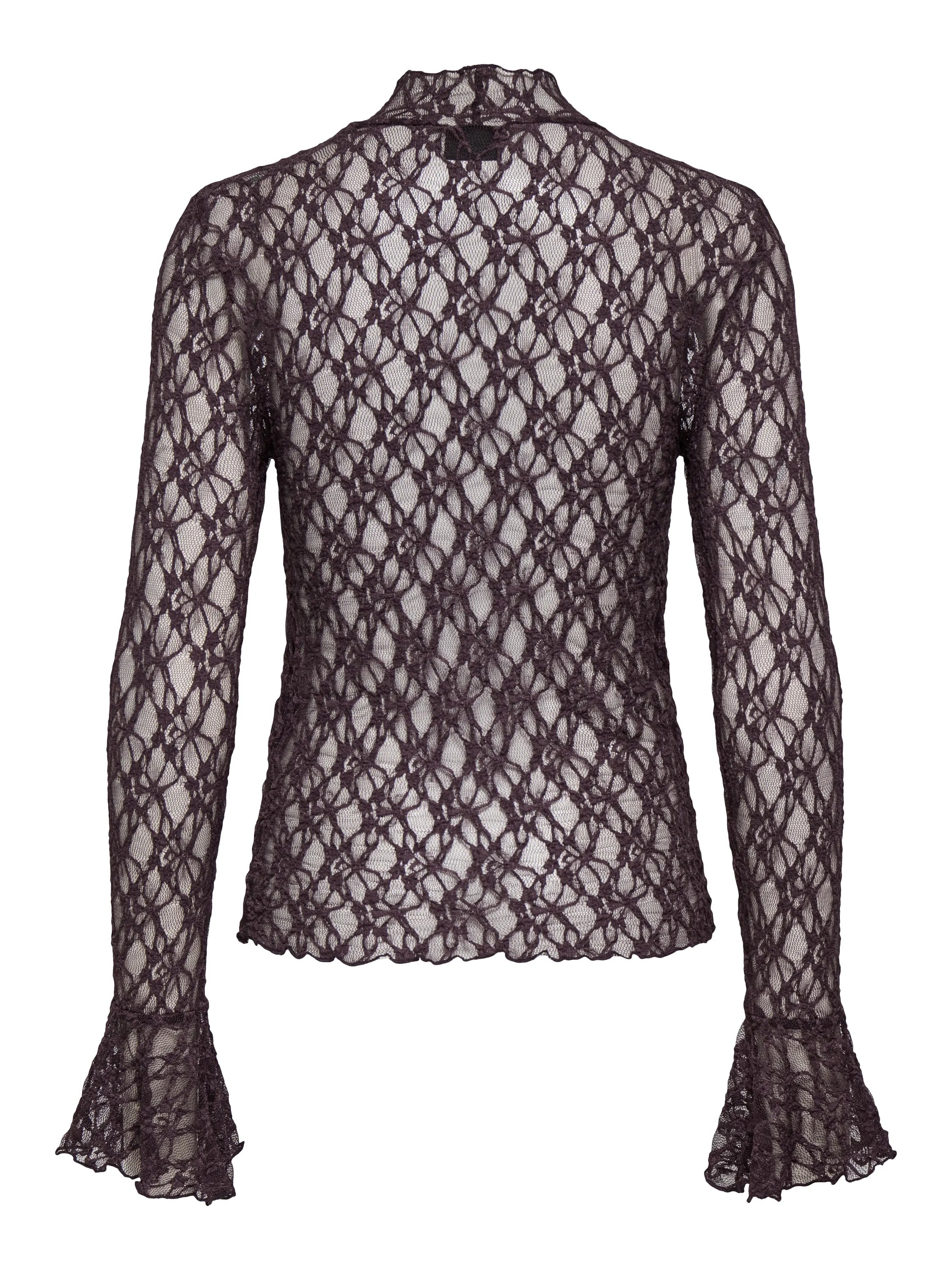 Bluse aus Spitze