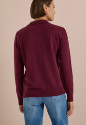 Strickpullover aus Baumwollmix